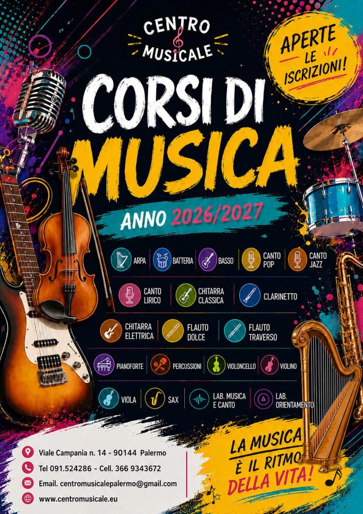 centro musicale post inizio 2026 2027